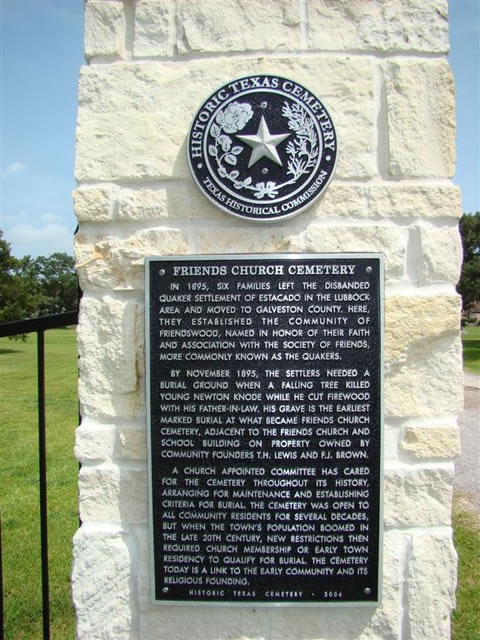 Friendswood Friend's Church and GraveyardFriendswood Friend's Church and Graveyard