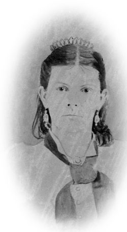 Molly C. Ewing, wedding photo